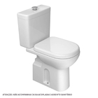 Vaso Sanitrio para Caixa Acoplada Avulso Branco Vogue Plus Conforto Deca