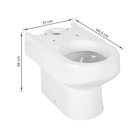 Vaso Sanitário para Caixa Acoplada Branco Saída Vertical Carrara Deca