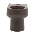 Vaso Sanitário para Caixa Acoplada Folk Saída Vertical Carrara Marrom Fosco Deca