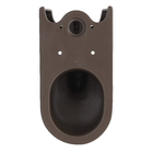 Vaso Sanitário para Caixa Acoplada Folk Saída Vertical Carrara Marrom Fosco Deca