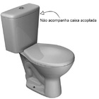 Vaso Sanitário para Caixa Acoplada Cinza Real Izy Deca