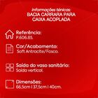 Vaso Sanitário Para Caixa Acoplada Deca Carrara P.606.85 Soft