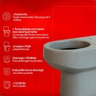 Vaso Sanitário Para Caixa Acoplada Deca Carrara P.606.85 Soft