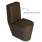 Vaso Sanitário para Caixa Acoplada Saída Vertical LK Marrom Fosco Deca