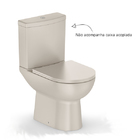 Vaso Sanitário para Caixa Acoplada Smart Bege Celite