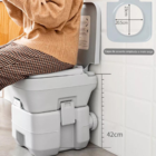 Vaso Sanitário Portátil Banheiro Químico Camping 20 Litros De