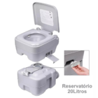 Vaso Sanitário Portátil Banheiro Químico Camping 20 Litros De