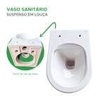 Vaso Sanitário Suspenso Em Louça - Luxo E Sofisticação