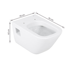 Vaso Sanitário Suspenso Branco Saída Horizontal Gap Roca
