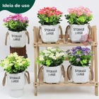 Vaso Storage Large Branco Para Decoração