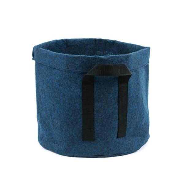 Vaso Sustentavel De Feltro Smartpot Redondo Médio - Azul