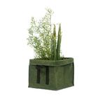 Vaso Sustentavel Feltro Smartpot Retangular Grande - Verde