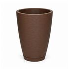Vaso Sustentável Grande em Plástico 43x32cm com Prato Capucino Duas Marias
