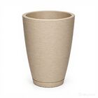 Vaso Sustentável Grande em Plástico 43x32cm com Prato Marmore Duas Marias