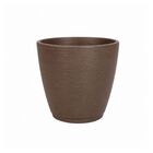 Vaso Sustentável Médio em Plástico 19x25cm com Prato Capucino Duas Marias