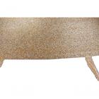 Vaso Tongass Em Cerâmica Cinza E Dourado Home&co 18x15cm