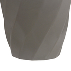 Vaso Torcido Decorativo Cinza 12x13 5 Cm F04 - D'rossi