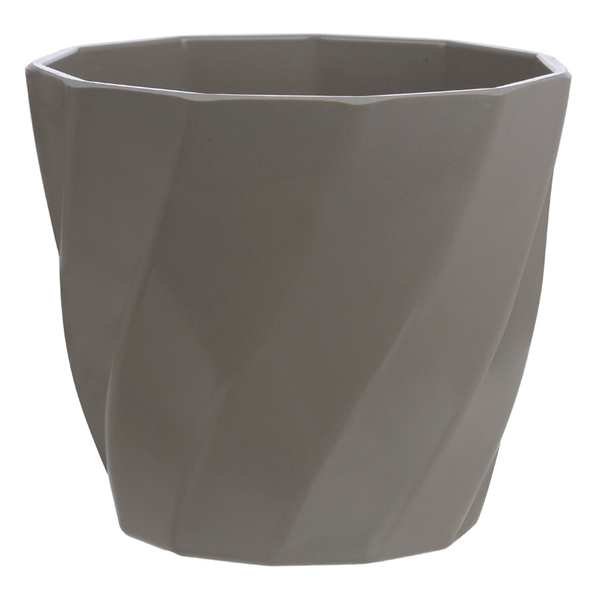 Vaso Torcido Decorativo Cinza 8 5x9 5 Cm F04 - D'rossi