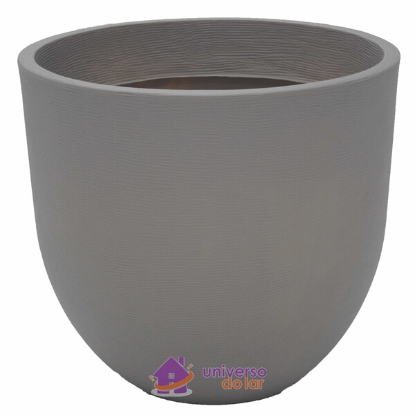 Vaso Tramontina Laos Em Polietileno Concreto 67 Cm Tramontina