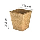 Vaso Trapézio Fibra De Coco Nutriplan