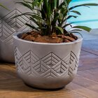 Vaso Tribo Redondo 33 Japi Preto Ardosia