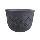 Vaso Tribo Redondo 42 Japi Preto Ardosia