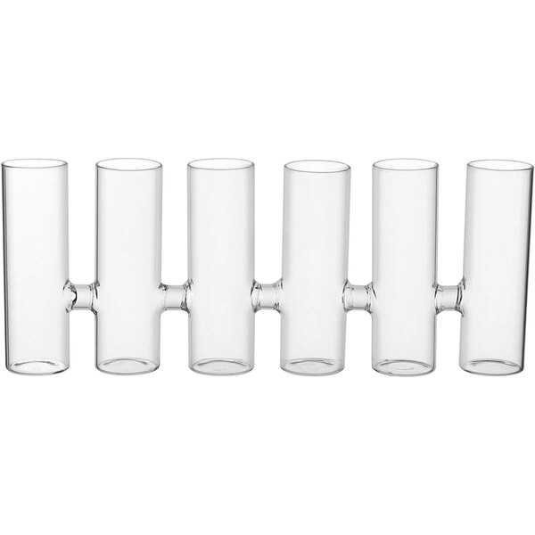 Vaso Tubos Home&co Borossilicato 15x38x38cm Transparente