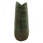 Vaso Verde Com Textura Verde