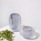 Vaso Vidro Delicacy - Azul Claro