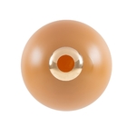 Vaso Vidro Round Mostarda 25x24cm