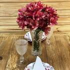 Vaso Vidro Transparente Lile 23 X 23 X 13cm