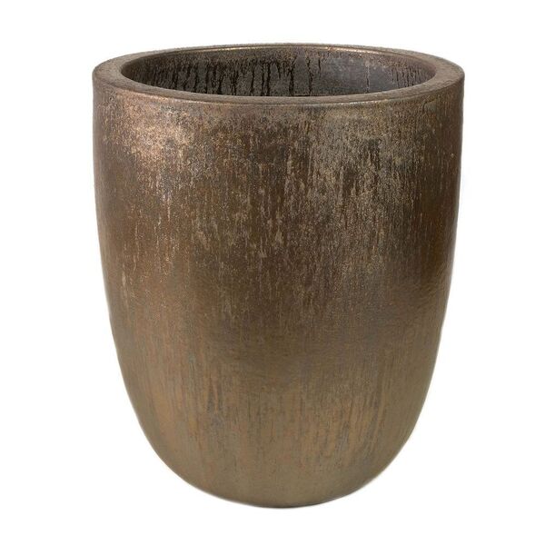 Vaso Vietnamita Cerâmica Paris Importado Grande Bronze D54cm