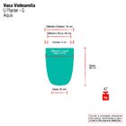 Vaso Vietnamita Importado Cerâmica Médio Bali Atlantis 11130
