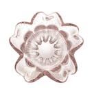 Vaso Wolff Flat Italy De Vidro Rosa Claro 18cm X 21cm