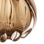 Vaso Wolff Italy De Vidro Marrom 10cm X 11cm