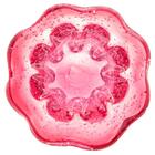 Vaso Wolff Italy De Vidro Rosa 18cm X 18,5cm