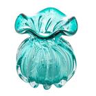 Vaso Wolff Italy De Vidro Tiffany 10cm X 11cm