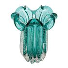 Vaso Wolff Italy De Vidro Tiffany 19cm X 24cm