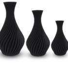 Vasos Para Plantas Artificais - Jarro Espiral Decoração Sala