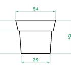 Vasos Plantas Frutífera Hortaliças 45x50 Ibiza Polietileno -