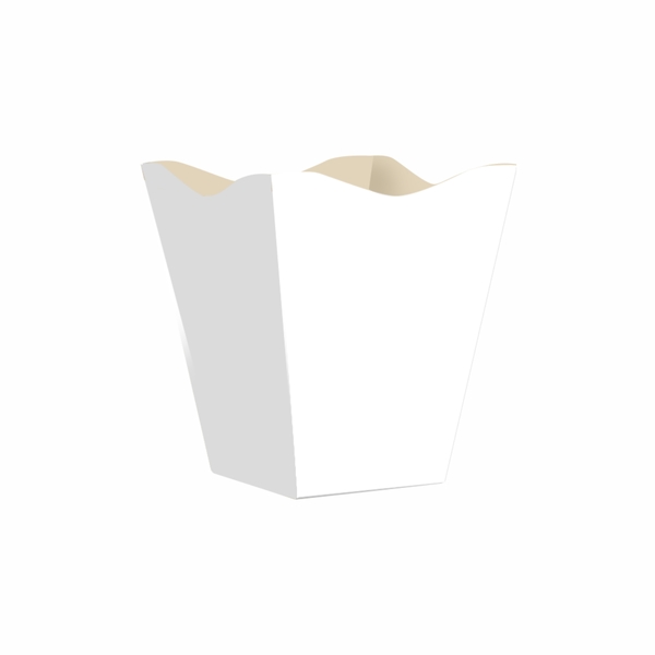 Vasp Papel Vintage Branco 17x15cm Albano