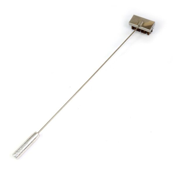 Vassoura Escovão Em Inox 69cm Limpeza Forno, Churrasqueira