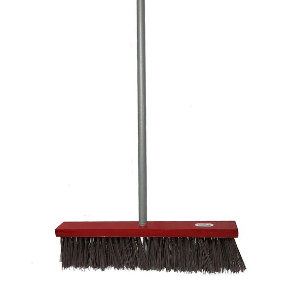 Vassoura Gari 50cm (vassourão) Cabo De Madeira Plastificado -