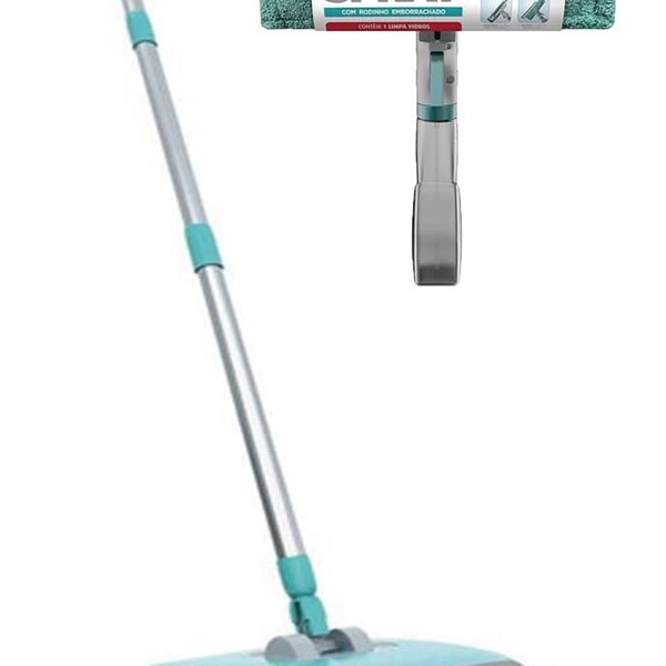 Vassoura Mágica Mop 0184 E Limpa Vidros Spray Flp6384- Flashl