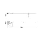 Vassoura Plástica Jardim C/cabo (15 Dentes) Preta Tramontina