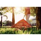 Vassoura Plastica Laranja 30 Dentes Sem Cabo Para Jardim Tram