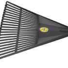 Vassoura Plastica Preta 22 Dentes Sem Cabo Para Jardim Tramon