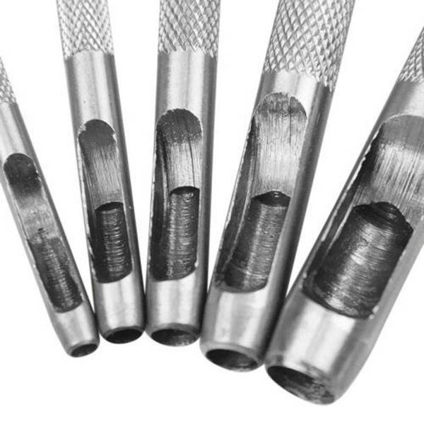 Vazador De Couro Com 5 Peças