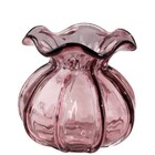 Vazo De Vidro Trouxinha Rosa