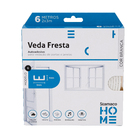 Veda Fresta Adesivo "E" Branco 500cm